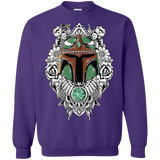 Sweatshirts Purple / S Mandalorian Warrior Crewneck Sweatshirt