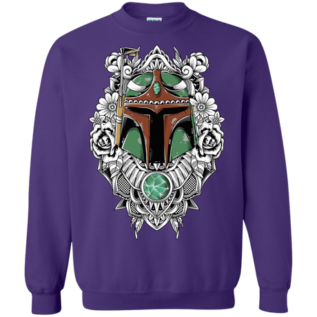Sweatshirts Purple / S Mandalorian Warrior Crewneck Sweatshirt