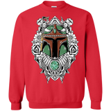 Sweatshirts Red / S Mandalorian Warrior Crewneck Sweatshirt