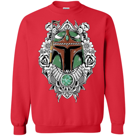 Sweatshirts Red / S Mandalorian Warrior Crewneck Sweatshirt