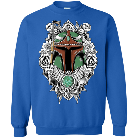 Sweatshirts Royal / S Mandalorian Warrior Crewneck Sweatshirt