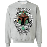 Sweatshirts Sport Grey / S Mandalorian Warrior Crewneck Sweatshirt