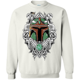 Sweatshirts White / S Mandalorian Warrior Crewneck Sweatshirt
