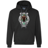 Sweatshirts Black / S Mandalorian Warrior Premium Fleece Hoodie
