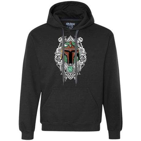 Sweatshirts Black / S Mandalorian Warrior Premium Fleece Hoodie