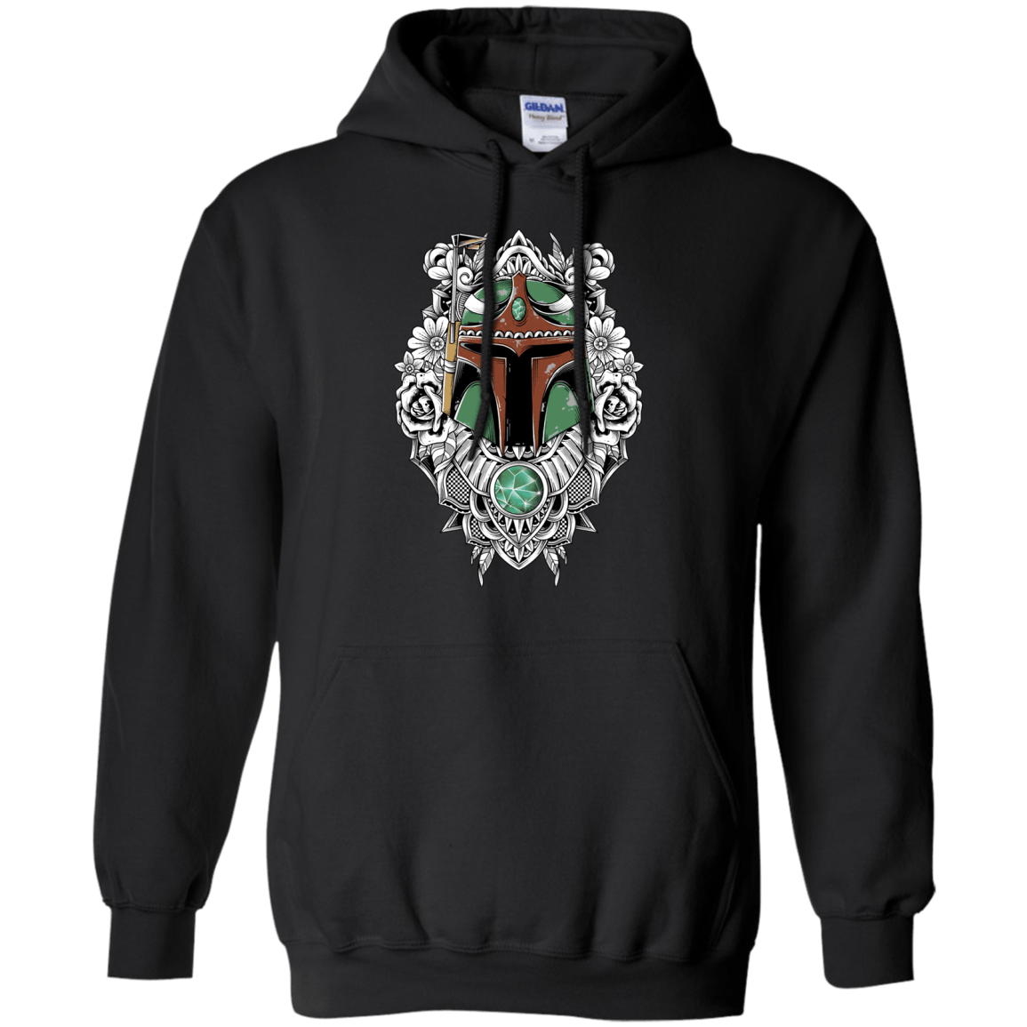 Sweatshirts Black / S Mandalorian Warrior Pullover Hoodie