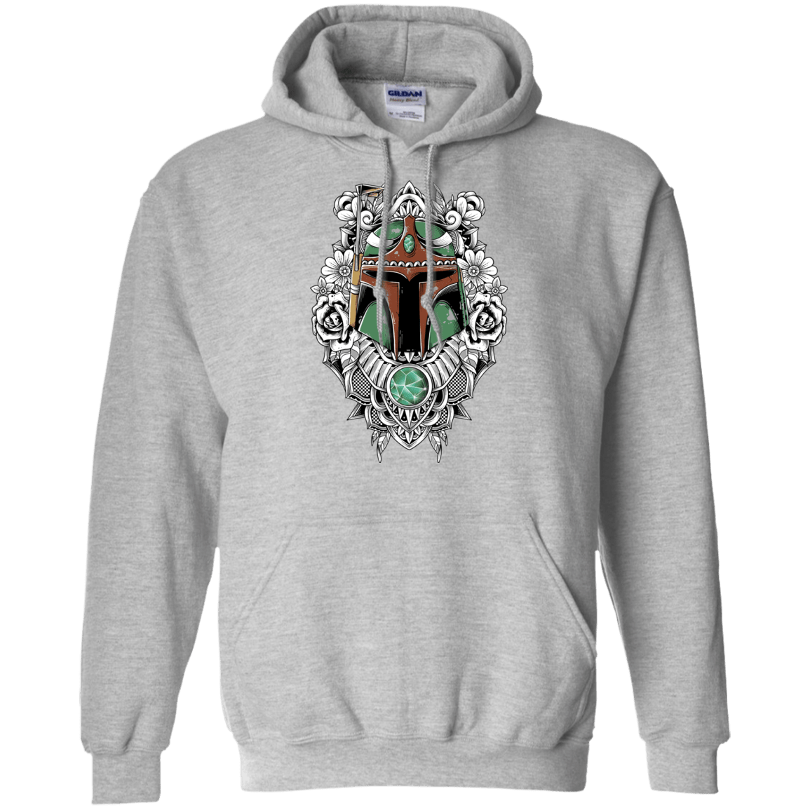 Sweatshirts Sport Grey / S Mandalorian Warrior Pullover Hoodie