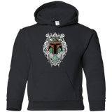Sweatshirts Black / YS Mandalorian Warrior Youth Hoodie