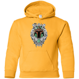 Sweatshirts Gold / YS Mandalorian Warrior Youth Hoodie
