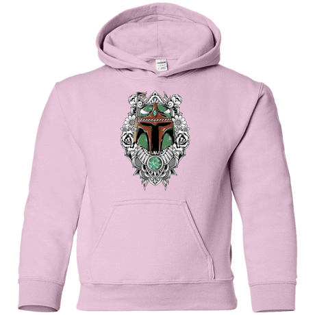 Sweatshirts Light Pink / YS Mandalorian Warrior Youth Hoodie