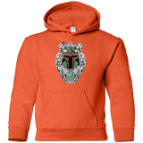 Sweatshirts Orange / YS Mandalorian Warrior Youth Hoodie
