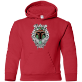 Sweatshirts Red / YS Mandalorian Warrior Youth Hoodie