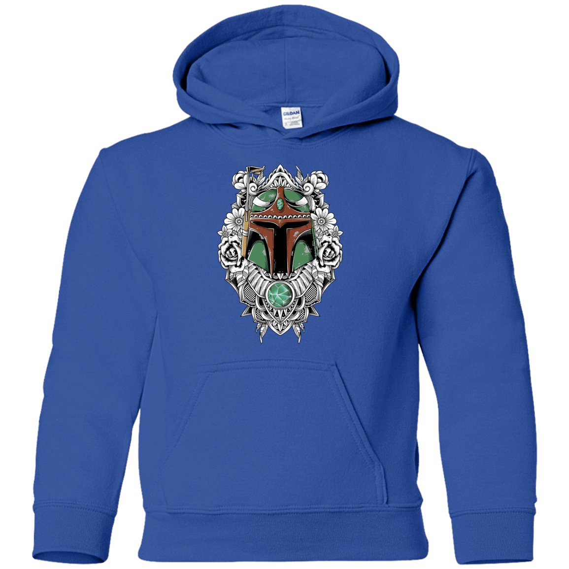 Sweatshirts Royal / YS Mandalorian Warrior Youth Hoodie