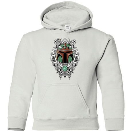 Sweatshirts White / YS Mandalorian Warrior Youth Hoodie
