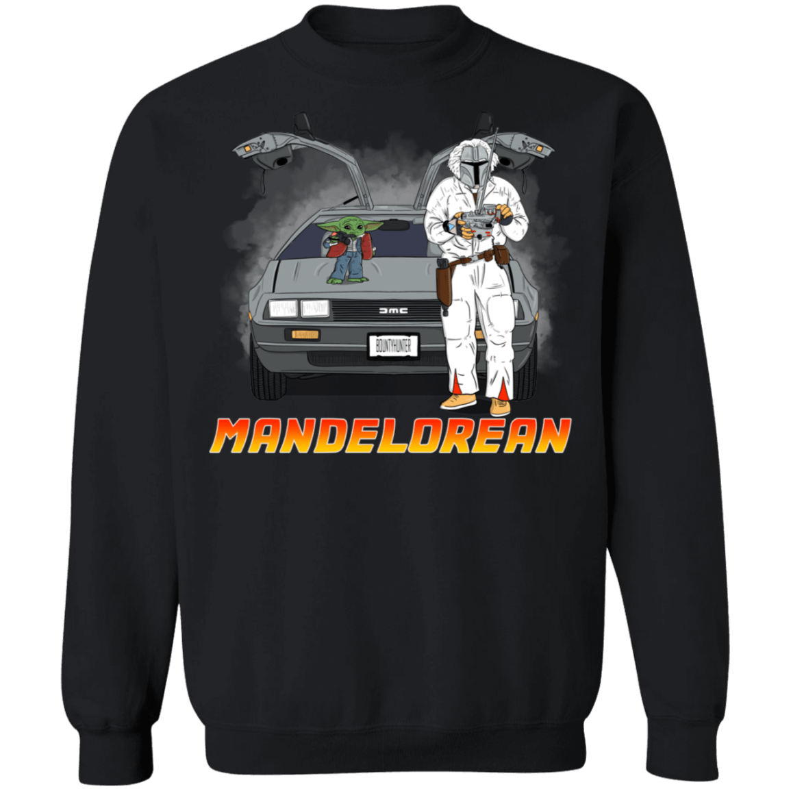 Sweatshirts Black / S MandElorean Crewneck Sweatshirt