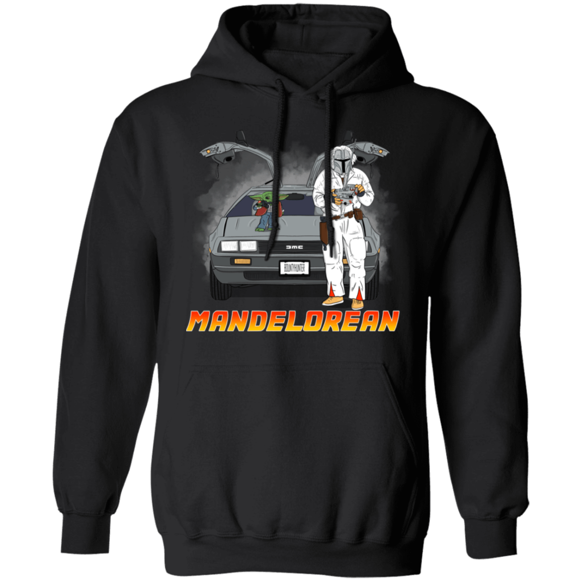 Sweatshirts Black / S MandElorean Pullover Hoodie