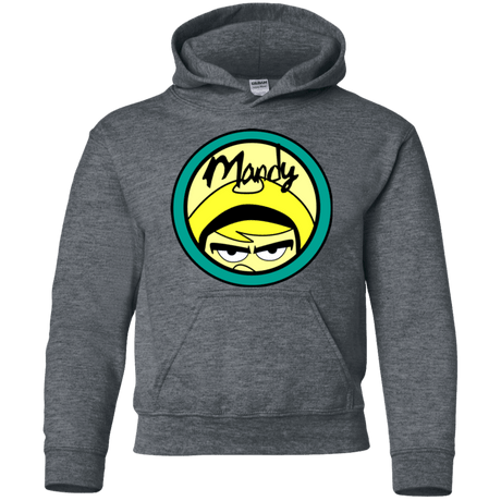 Sweatshirts Dark Heather / YS Mandy Youth Hoodie