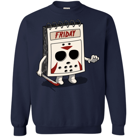 Sweatshirts Navy / S Manic Friday Crewneck Sweatshirt