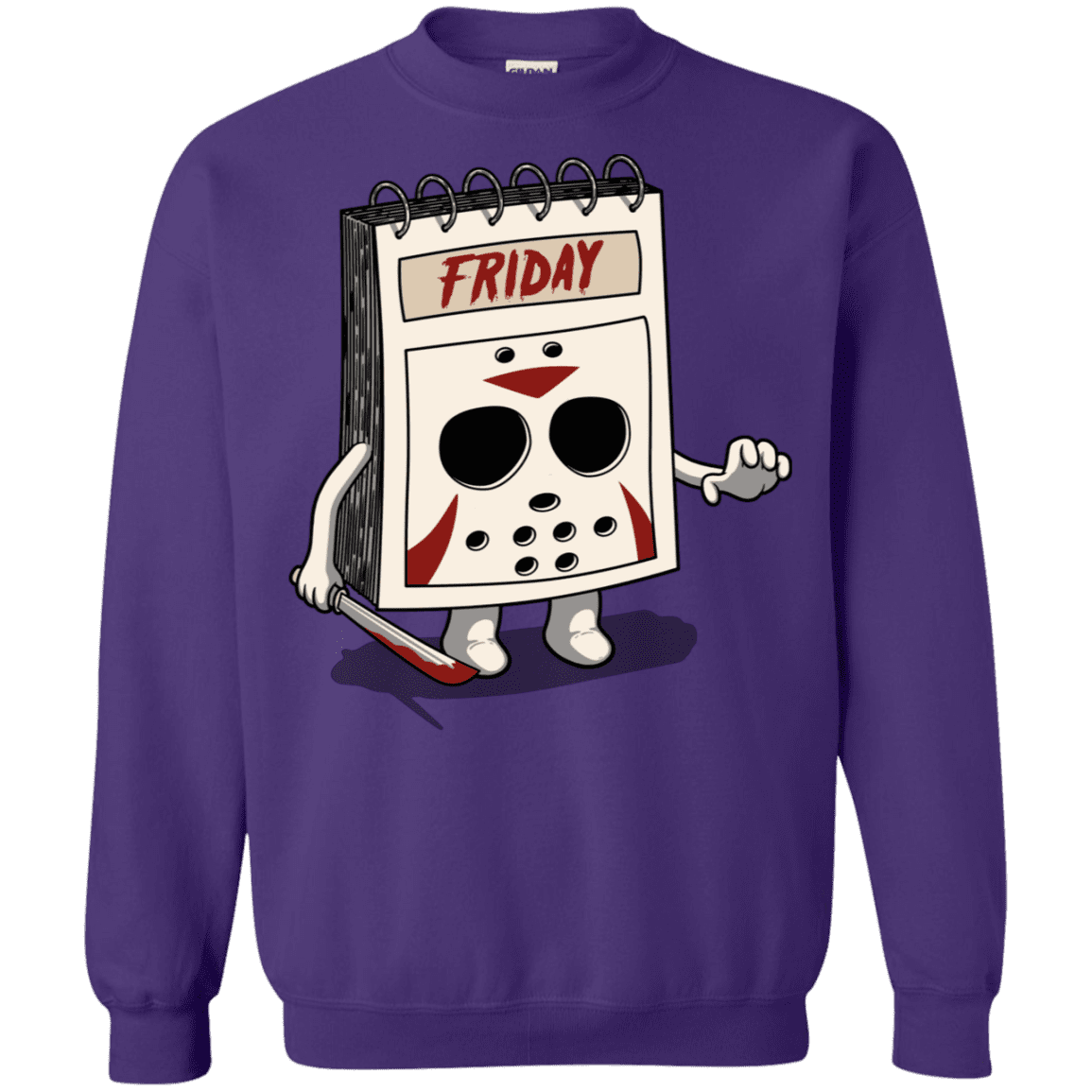 Sweatshirts Purple / S Manic Friday Crewneck Sweatshirt