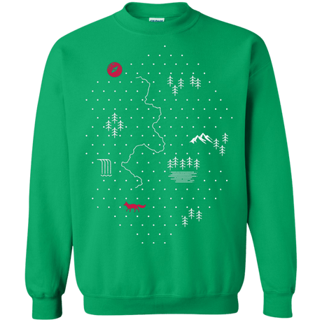 Sweatshirts Irish Green / S Map of Nature Crewneck Sweatshirt