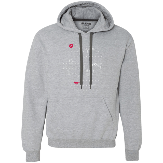 Sweatshirts Sport Grey / S Map of Nature Premium Fleece Hoodie
