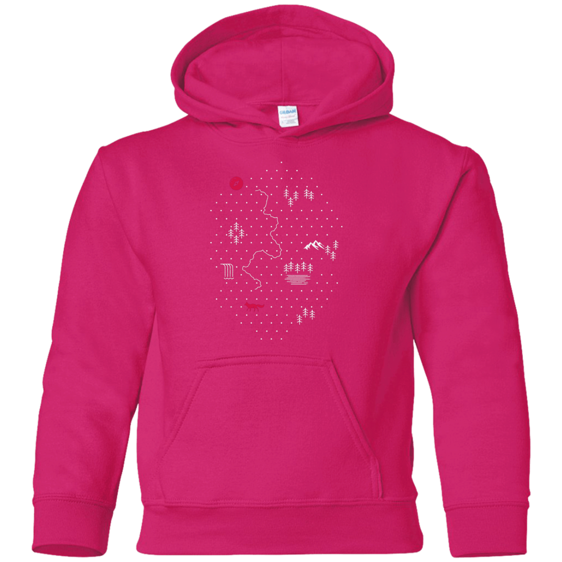 Sweatshirts Heliconia / YS Map of Nature Youth Hoodie