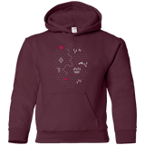 Sweatshirts Maroon / YS Map of Nature Youth Hoodie