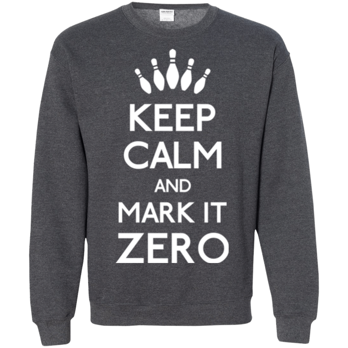 Sweatshirts Dark Heather / Small Mark it Zero Crewneck Sweatshirt