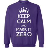 Sweatshirts Purple / Small Mark it Zero Crewneck Sweatshirt