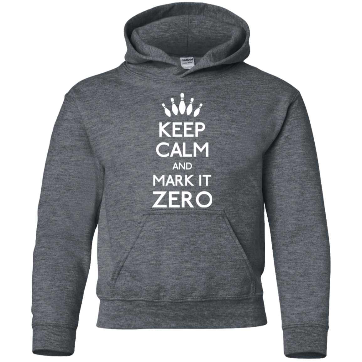 Sweatshirts Dark Heather / YS Mark it Zero Youth Hoodie