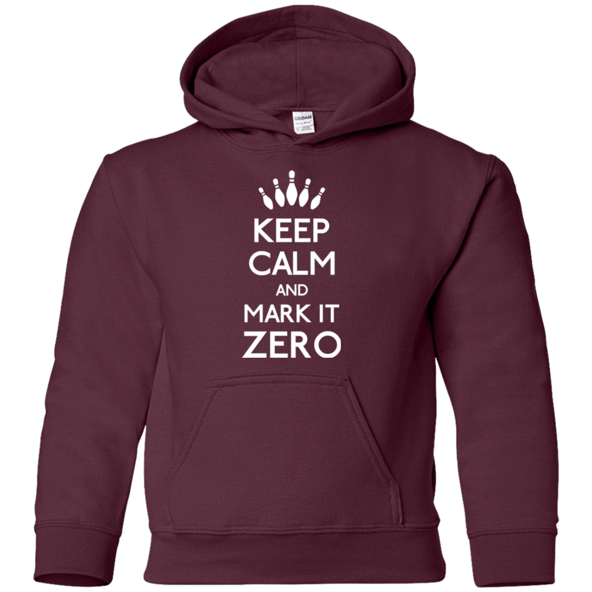 Sweatshirts Maroon / YS Mark it Zero Youth Hoodie