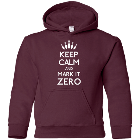 Sweatshirts Maroon / YS Mark it Zero Youth Hoodie