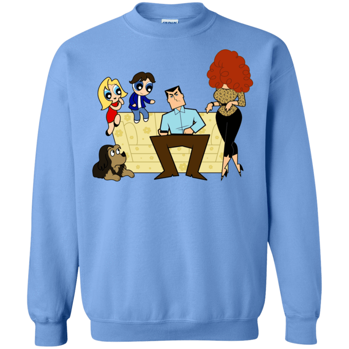 Sweatshirts Carolina Blue / S Married with Puffs Crewneck Sweatshirt