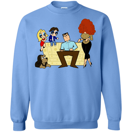 Sweatshirts Carolina Blue / S Married with Puffs Crewneck Sweatshirt