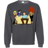 Sweatshirts Dark Heather / S Married with Puffs Crewneck Sweatshirt