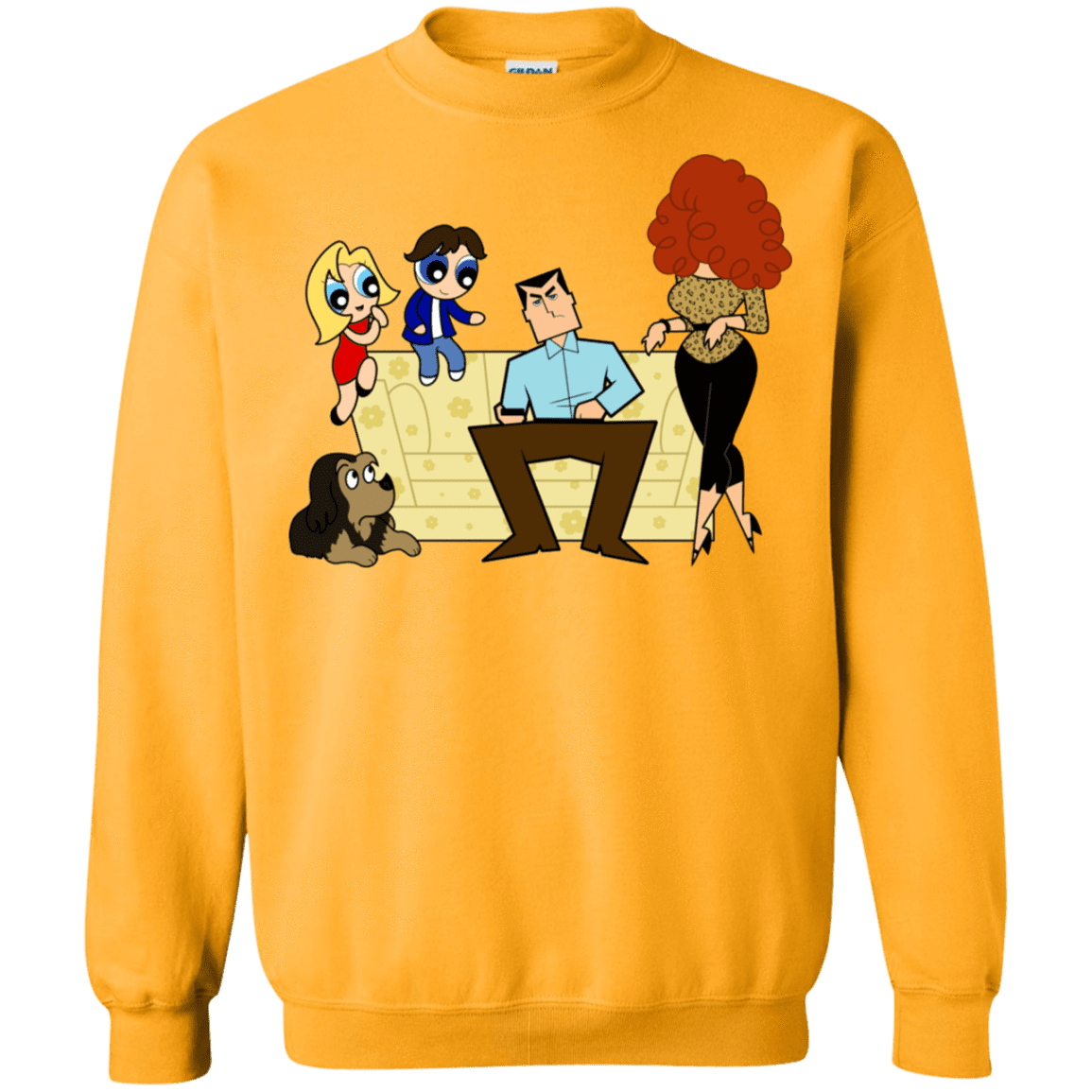 Sweatshirts Gold / S Married with Puffs Crewneck Sweatshirt