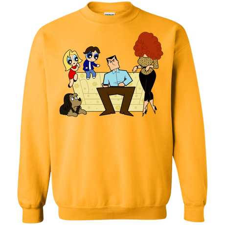 Sweatshirts Gold / S Married with Puffs Crewneck Sweatshirt