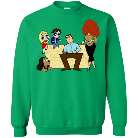 Sweatshirts Irish Green / S Married with Puffs Crewneck Sweatshirt