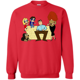 Sweatshirts Red / S Married with Puffs Crewneck Sweatshirt