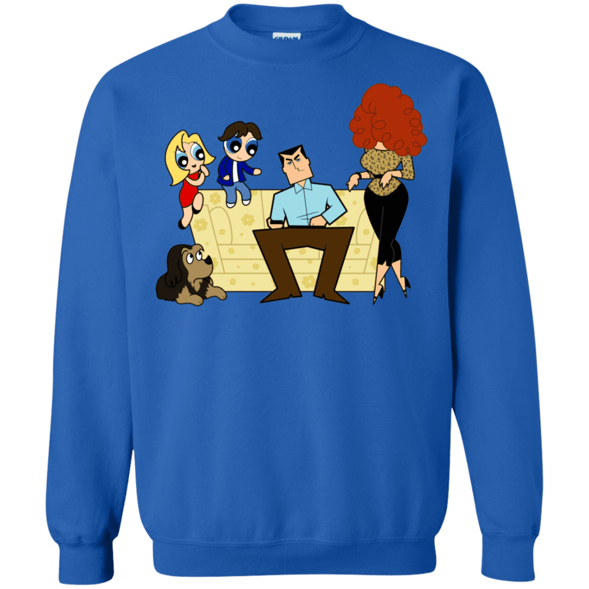 Sweatshirts Royal / S Married with Puffs Crewneck Sweatshirt