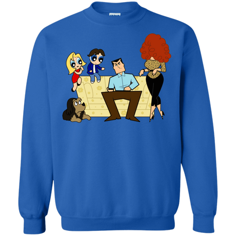 Sweatshirts Royal / S Married with Puffs Crewneck Sweatshirt