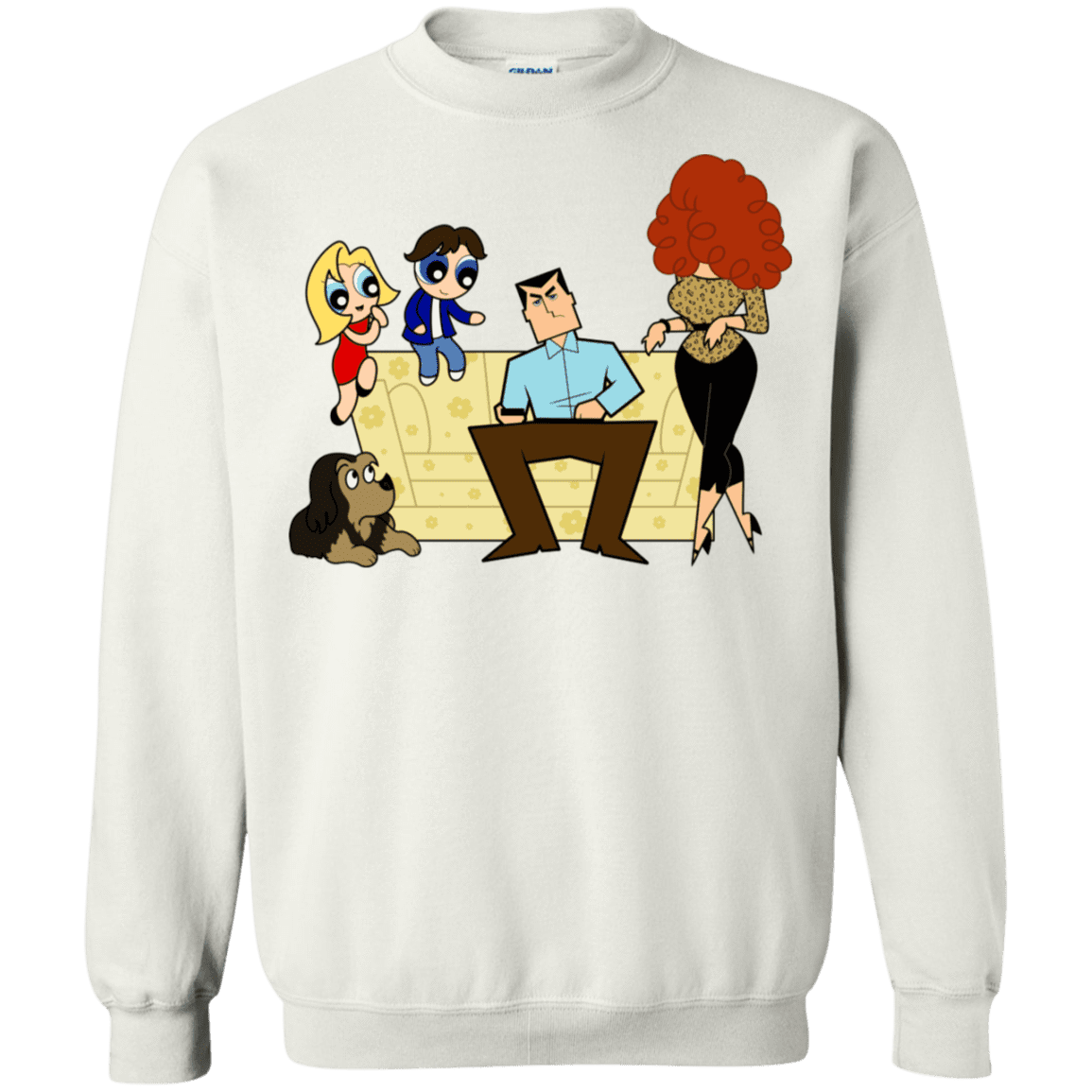 Sweatshirts White / S Married with Puffs Crewneck Sweatshirt