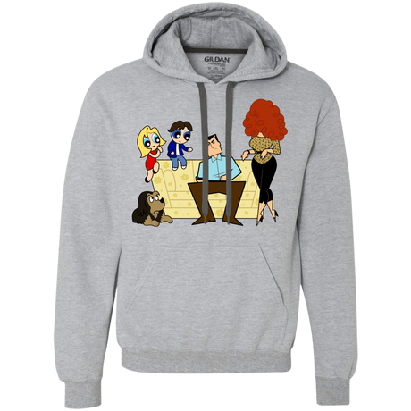 Sweatshirts Sport Grey / L Married with Puffs Premium Fleece Hoodie