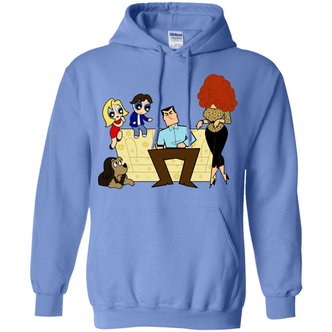 Sweatshirts Carolina Blue / S Married with Puffs Pullover Hoodie