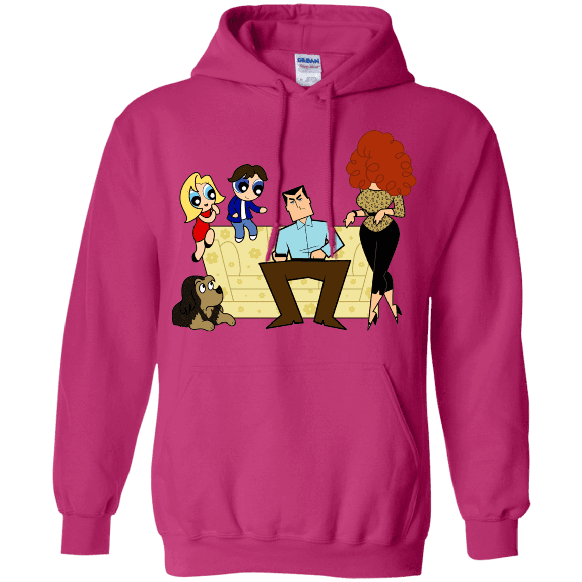 Sweatshirts Heliconia / S Married with Puffs Pullover Hoodie