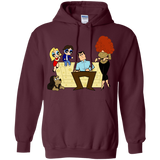 Sweatshirts Maroon / S Married with Puffs Pullover Hoodie