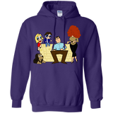 Sweatshirts Purple / S Married with Puffs Pullover Hoodie