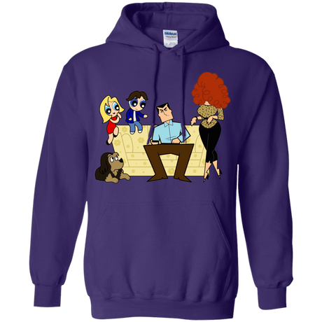 Sweatshirts Purple / S Married with Puffs Pullover Hoodie