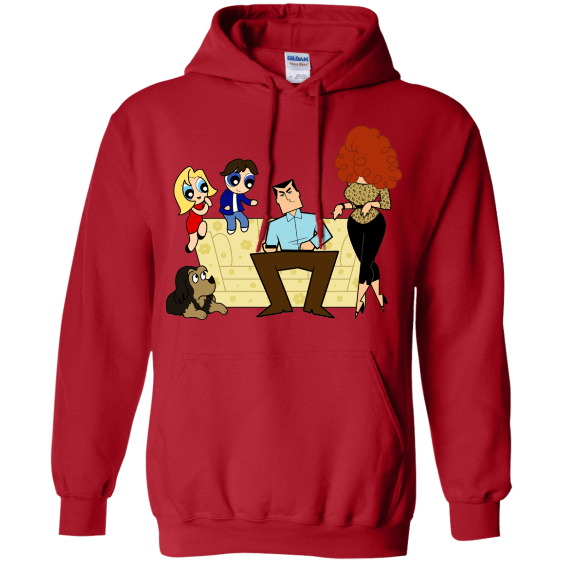 Sweatshirts Red / S Married with Puffs Pullover Hoodie