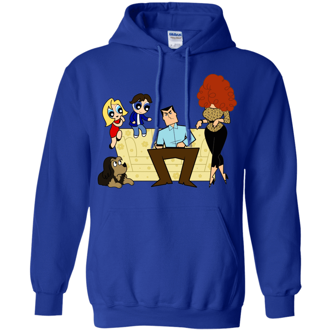 Sweatshirts Royal / S Married with Puffs Pullover Hoodie